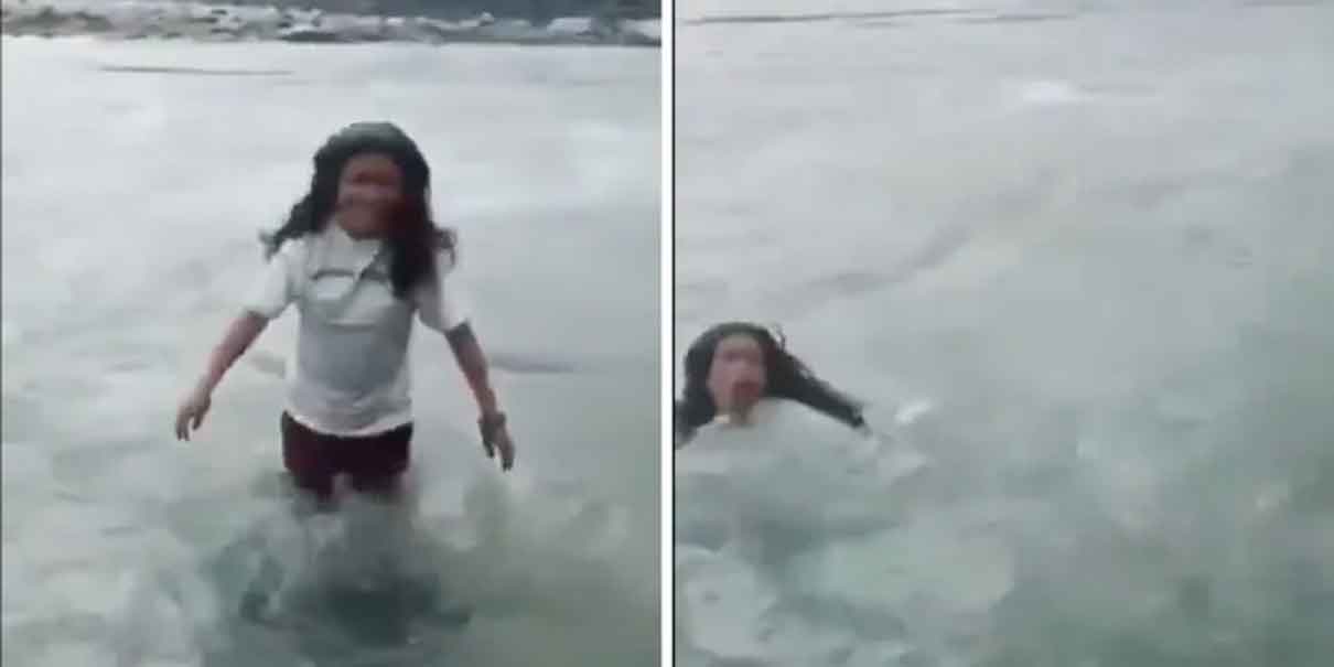 VIDEO. Madre graba el momento exacto dónde su hija muere ahogada 