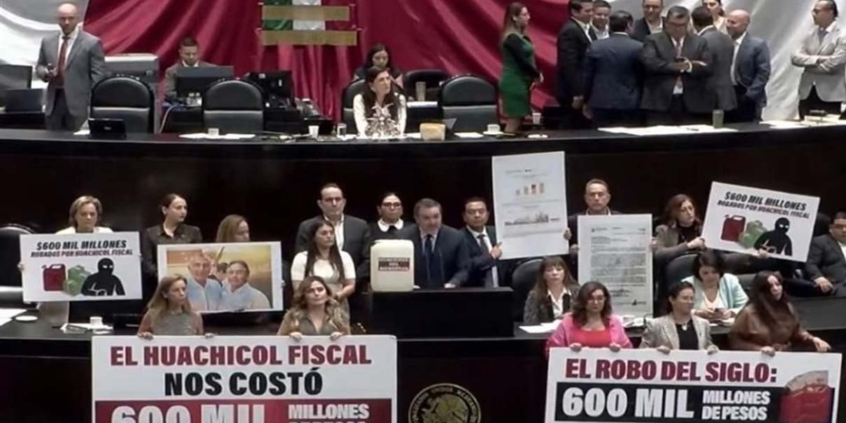 Diputados aprueban reforma aduanera en medio de gritos por huachicol fiscal