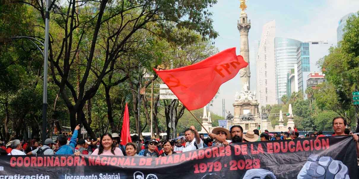 CNTE anuncia paro nacional de 72 horas  y advierte con boicotear eventos de Claudia Sheinbaum