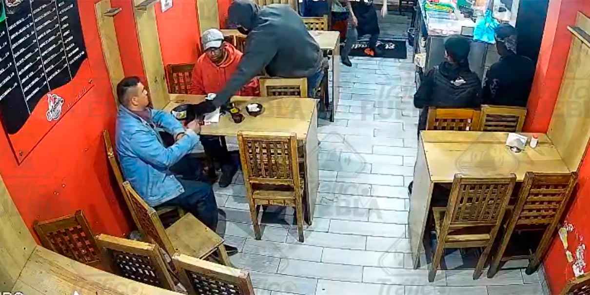  Asalto en “El Asadito” en Amozoc, Puebla: cliente muere tras discusión con ladrones armados