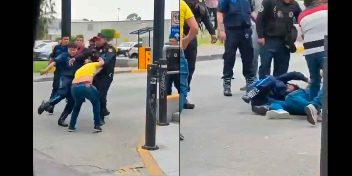 Violenta riña entre farderas y seguridad privada de Tlalpan deja tres lesionados y ningún detenido