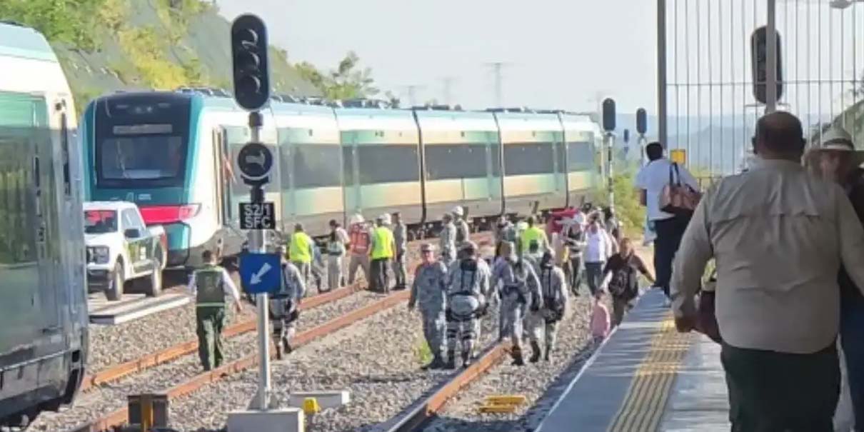 ¡Susto en el Tren Maya! Convoy descarrila en Campeche con 123 pasajeros