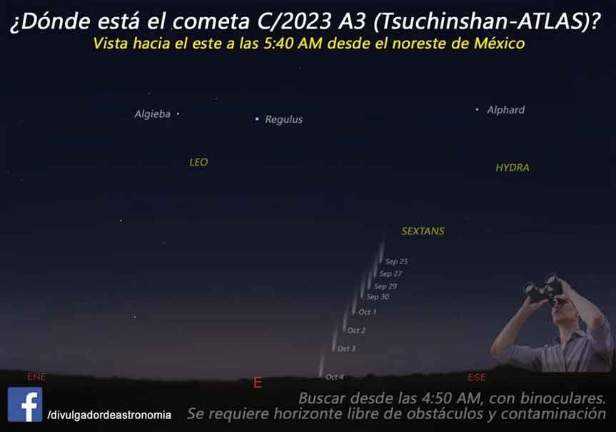 ¡Prepárate para el Cometa del Siglo! Fenómeno astronómico que se verá en octubre