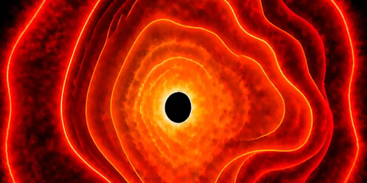 Descubren una “estrella de agujero negro” con el telescopio James Webb