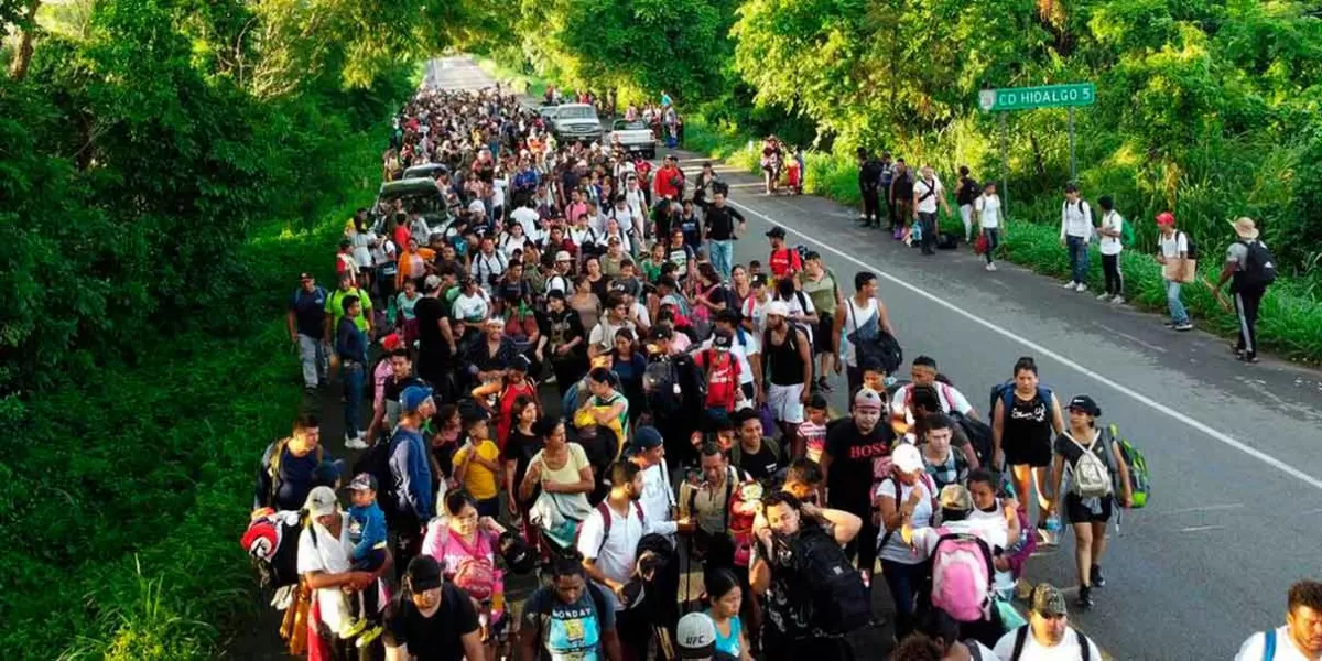 VIDEO. En medio de debate migratorio, caravana avanza hacia la frontera con EU