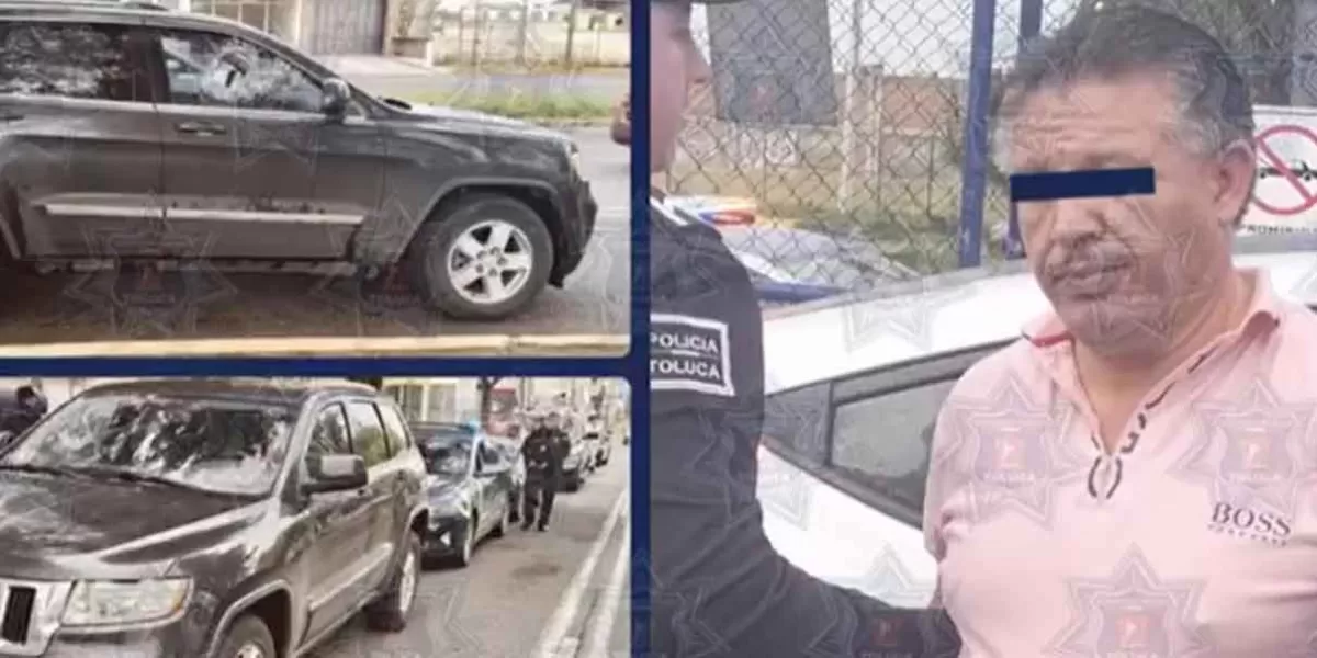 VIDEO. Tras persecución, atrapan a extorsionador de la Familia Michoacana en Toluca