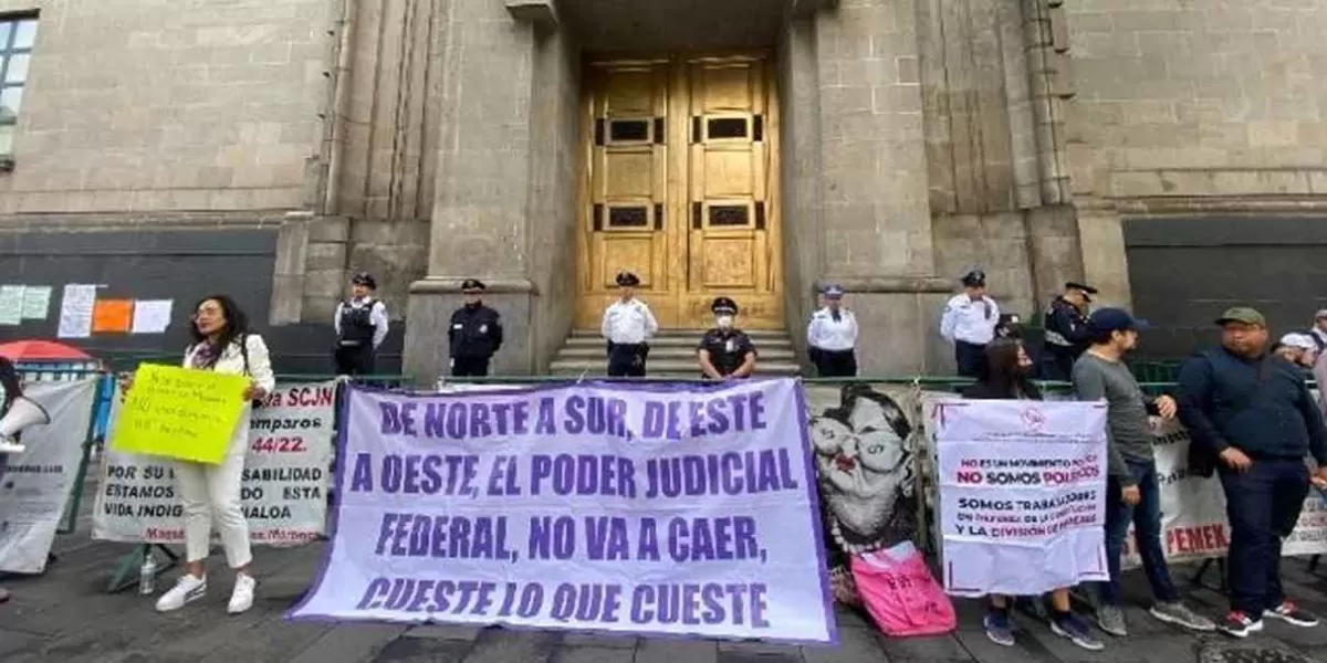 SCJN se va a paro; trabajadores se suman a protesta contra reforma judicial