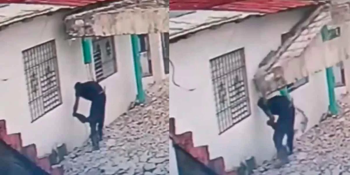 VIDEO. Albañil MUERE aplastado tras colapso de techo en República Dominicana