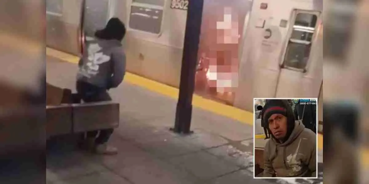 Detenido un hombre guatemalteco por prender fuego a una mujer en el metro de Nueva York