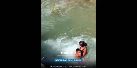 VIDEO. Descubre infidelidad de su esposa. La graba en traje de baño con oro hombre