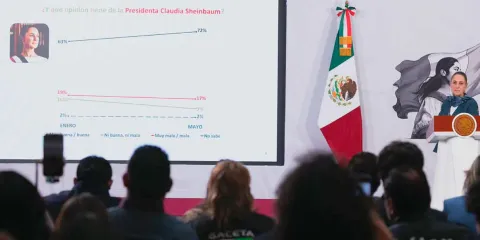 Claudia Sheinbaum destaca reducción de 40% en homicidios dolosos en México