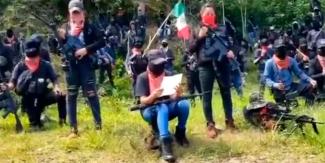 Exzapatistas se levantaron en armas en Chiapas para combatir narcotráfico del CJNG