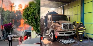 Explosión en gasera de Coacalco deja un herido y más de 200 evacuados. VIDEO