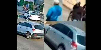 VIDEO. En Cuautla, Morelos, madre se aferra a su bebé y evita que se lo roben