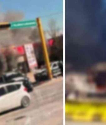 POR “REACOMODO DE LA PLAZA” narcos queman vehículos y negocios en Juárez